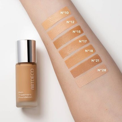 ARTDECO Rich Treatment Foundation Waterproof Liquid Cream Foundation 20ml 17 Creamy Honey - Maison des fragrances