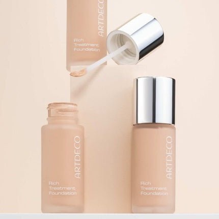 ARTDECO Rich Treatment Foundation Waterproof Liquid Cream Foundation 20ml 3 Vanilla Nude - Maison des fragrances