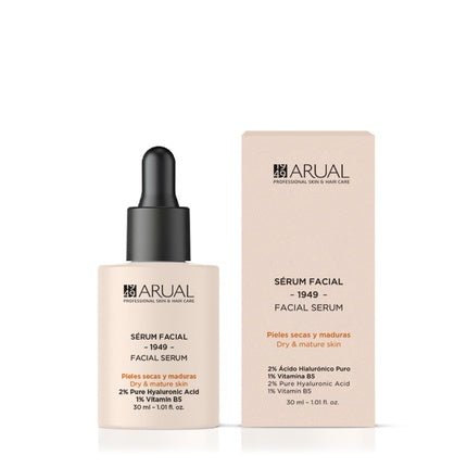 Arual Face Serum for Dry and Mature Skin with Pure Hyaluronic Acid and Vitamin B5 - Maison des fragrances