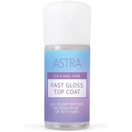 Astra Fast Gloss Gel Plump Texture Top Coat 12ml - Maison des fragrances