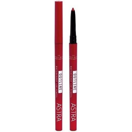 Astra Outline Waterproof Lip Pencil 07 Vivid Rust - Maison des fragrances
