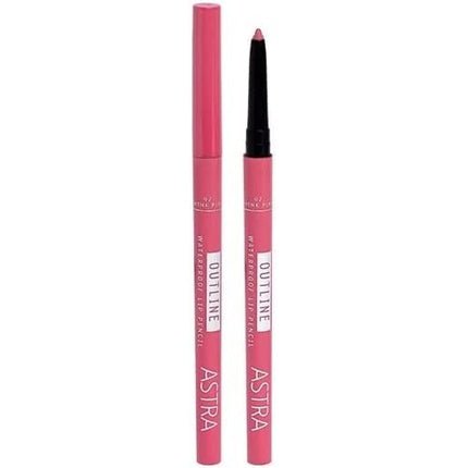 Astra Outline Waterproof Lip Pencil Think Pink 02 - Pack of 2 - Maison des fragrances