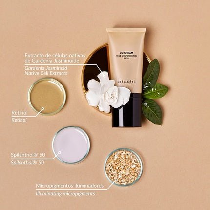 Atashi Anti - Ageing DD Cream Treatment without Makeup Color Retinol Airless Nude Beige Shadow SPF15 50ml - Maison des fragrances