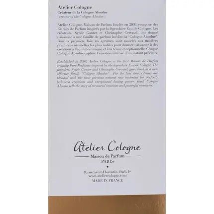 Atelier Cologne Philtre Ceylan Absolute Spray for Unisex 6.7 Ounce - Maison des fragrances