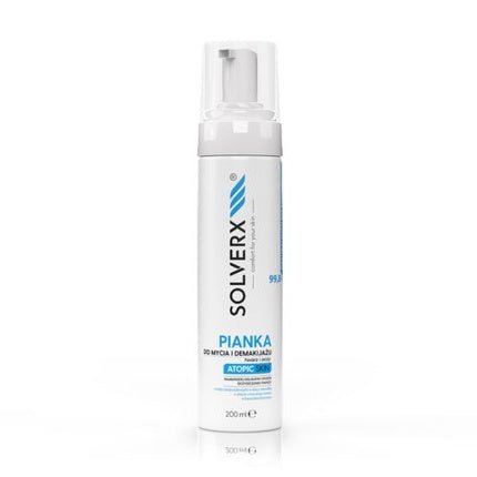 Atopic Skin Cleansing and Makeup Remover Foam for Atopic Skin 200ml SOLVE - Maison des fragrances