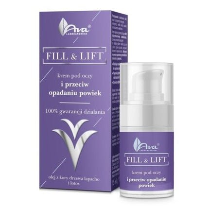 AVA LABORATORIUM Fill Lift Eye Cream for Anti - Drooping Eyelids - Maison des fragrances