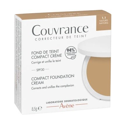 Avene Couvrance Compact Cream Foundation 11 Natural - Maison des fragrances