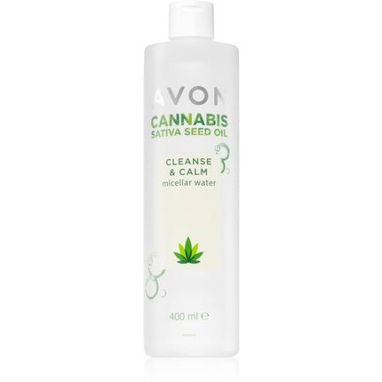 Avon Cannabis Sativa Oil Cleanse & Calm Micellar Water - 400 ml - Maison des fragrances