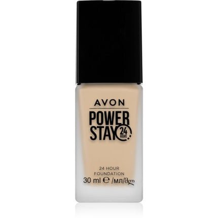 Avon Power Stay 24h Foundation - 125 G Warm Ivory, 30 ml, Matte Finish - Maison des fragrances