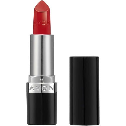 Avon Ultra Satin Lipstick Red 2000 with Vitamin E, Avocado Oil and Sesame Oil for Creamy Rich Colour with a Satin Finish 3.6g - Maison des fragrances