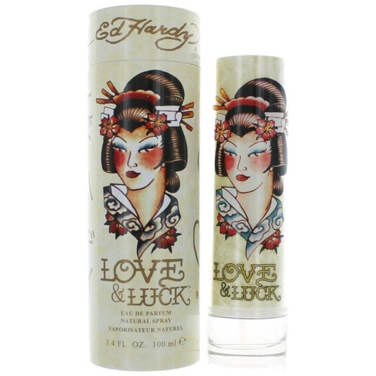 Christian Audigier Ed Hardy Love & Luck Eau de Parfum Spray for Women 3.4 oz