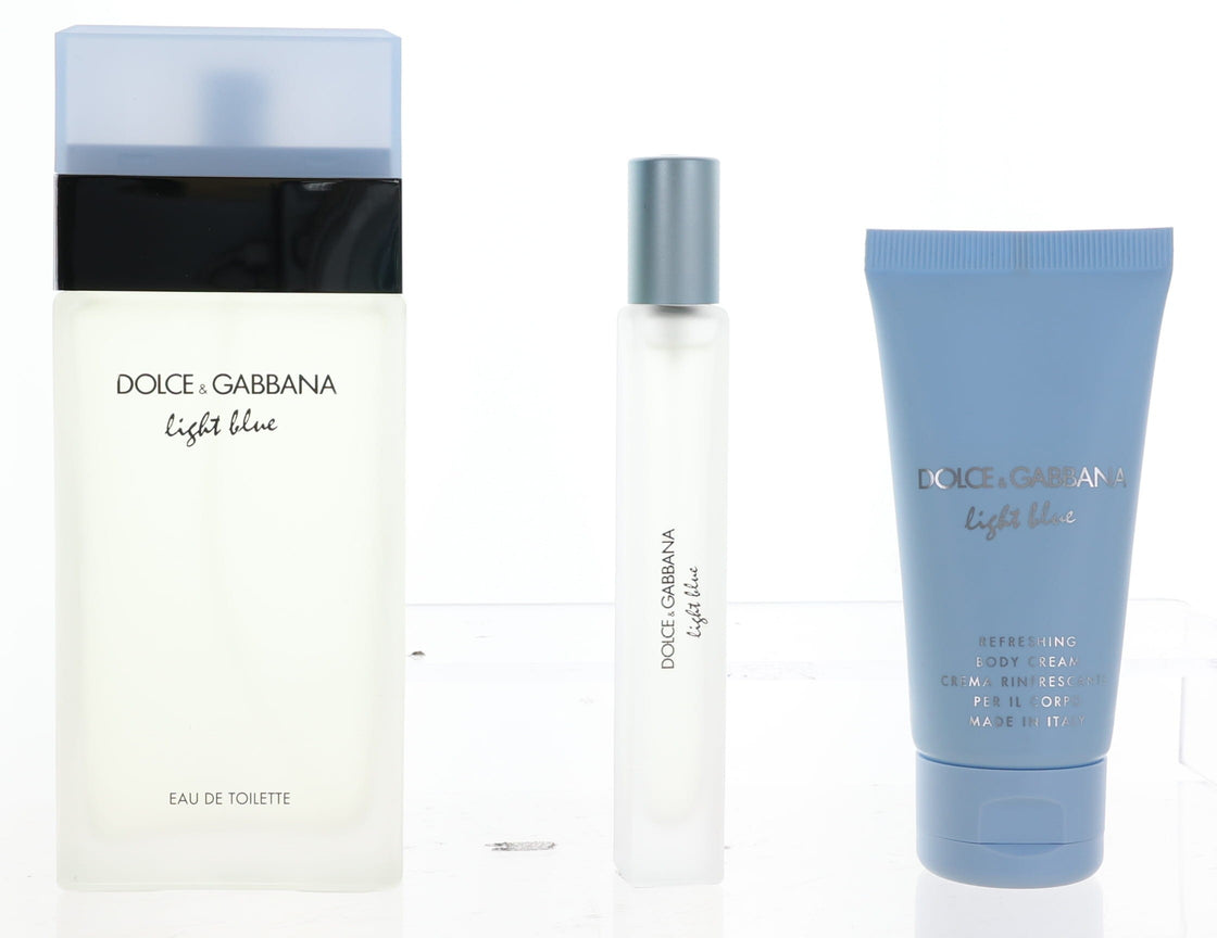 Dolce & Gabbana Light Blue - Eau De Toilette Spray 100 Ml Set