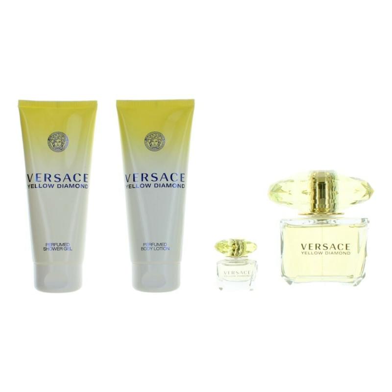 Versace  Yellow Diamond Femme's 4 Piece Gift Set