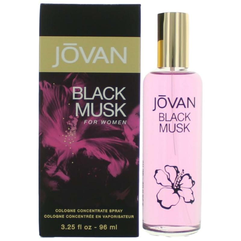 Jovan Musk Black Eau De Cologne 96ml Spray For Women