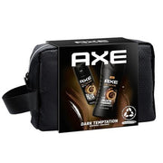 Axe Dark Temptation Gift Set with Body Spray, Shower Gel, and Toiletry Bag - Maison des fragrances