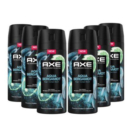 Axe Deodorant Body Aqua Bergamot Fresh And Invigorating Scent Déodorant (Déo) Mixte - Maison des fragrances