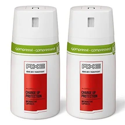 Axe e Axee 's Deodorant Antiperspirant Adrenaline - Pack Of 2 Déodorant (Déo) Homme 100ml - Maison des fragrances