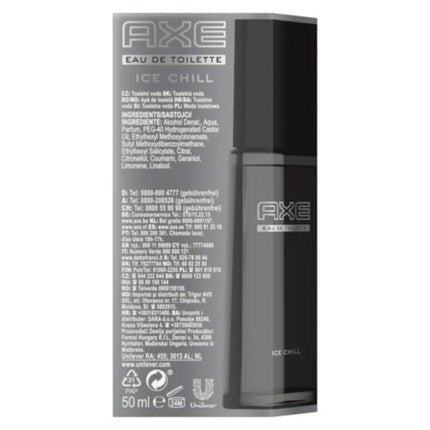 Axe Ice Chill with Fresh Mint and Citrus Scent Eau de Toilette (EDT) Homme 50ml - Maison des fragrances