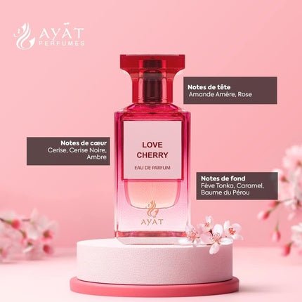 AYAT Perfumes Eau De Parfum Fancy Series 80ml from Dubai - Oriental & Fruity Scent - Unisex Fragrance (Love Cherry) - Maison des fragrances