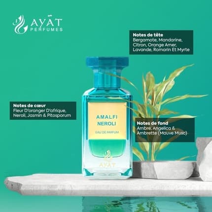 Ayat Perfumes Fancy Series from Dubai - Oriental & Fruity Scent - Unisex Fragrance Amalfi Neroli Eau de Parfum (EDP) Mixte 80ml - Maison des fragrances