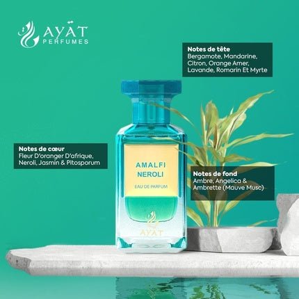Ayat Perfumes Fancy Series from Dubai - Oriental & Fruity Scent - Unisex Fragrance Amalfi Neroli Eau de Parfum (EDP) Mixte 80ml - Maison des fragrances