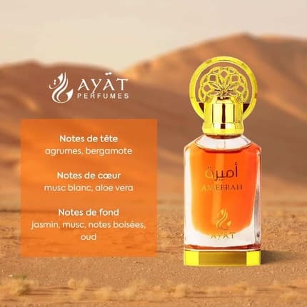 Ayat Perfumes Parfum Oil Alcohol-Free Musk Unisex Oriental Arabic Oud Natural Amber Eau de Parfum (EDP) Mixte 12ml - Maison des fragrances
