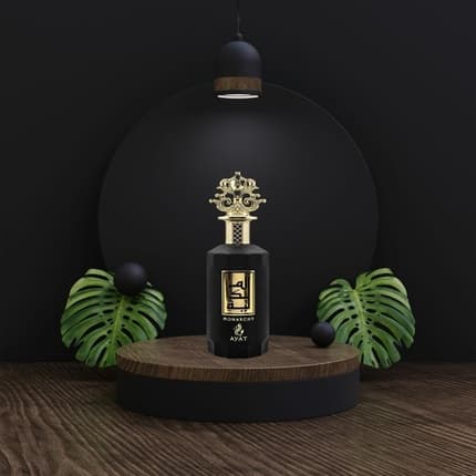 Ayat Perfumes The Crown of Ayat Monarchy - Unisex Oriental Oud with Vanilla, Lemon, Leather, Amber, Orange, and Musk Eau de Parfum 100ml Unisexe - Maison des fragrances