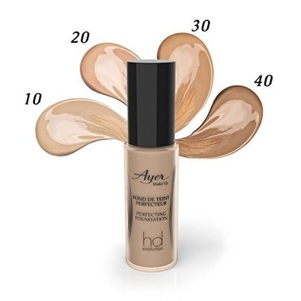 Ayer HD Evolution Perfecting Foundation 30ml Shade 40 Bronze - Maison des fragrances