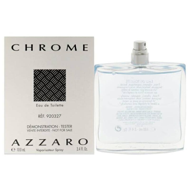 Azzaro CHROME - Eau De Toilette Spray Homme 100ml 3.4oz - Maison des fragrances