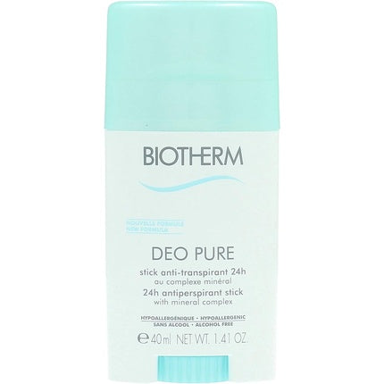 Biotherm Deo Pure 24H Antiperspirant Stick 40ml Biotherm