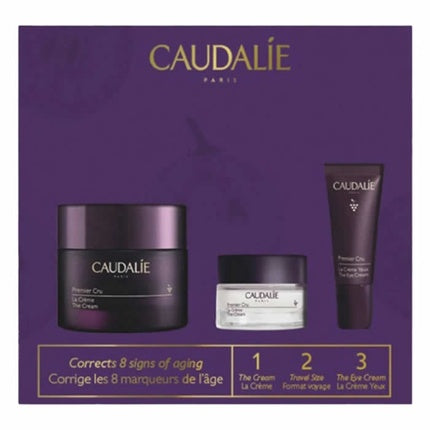 Caudalie Premier Cru Light Cream Skincare Moisturizers Set 3 Pieces Caudalie