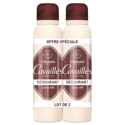 Rogé Cavaillès 's Deodorant Fresh 48H 2 x Déodorant (Déo) Homme 150ml