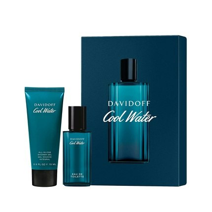 Davidoff Cool Water Eau de Toilette 40ml and All-In-One Shower Gel 75ml Gift Set Davidoff