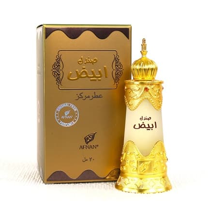 Afnan Abiyad Sandal Perfume Oil Eau de Parfum (EDP) Mixte 20ml