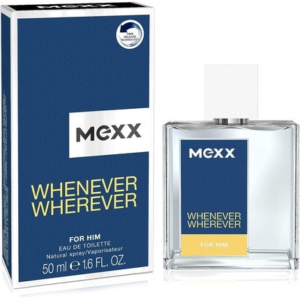 Mexx Wherever Man Eau De Toilette Spray 50ml Maison des fragrances