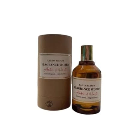 Fragrance World Amber & Neroli Fresh Citrus Spicy Black Pepper Warm Amber Long-Lasting Balanced Scent Eau de Parfum (EDP) Mixte