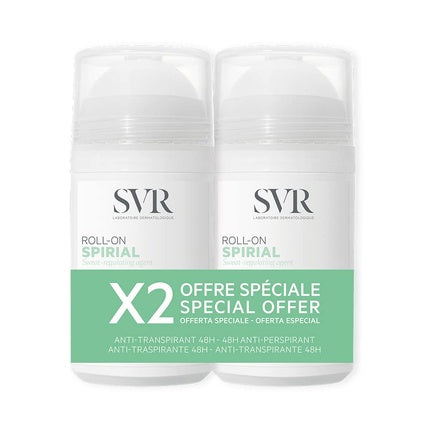 SVR Spirial Duo Anti-Transpirant Deodorant 48H Svr