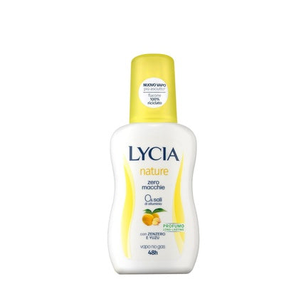 Lycia Vapo Nature Deodorant with Ginger and Yuzu without Aluminum Salts 75ml Lycia