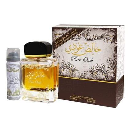 Lattafa Pure Oudi Khalis Oudi Nutmeg Agarwood Eau de Parfum 100ml Unisexe