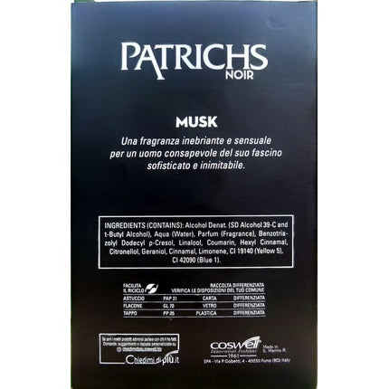 Patrichs Musk Eau de Toilette 75ml Pau0i