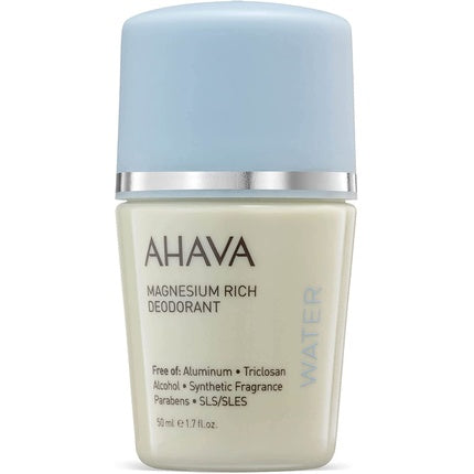 AHAVA Mineral Deodorant Roll-On for Women Long-Lasting Protection Against Odor and Wetness 50ml Ahava