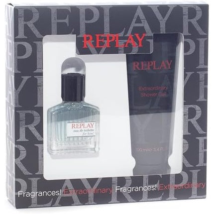 Replay Gift Box - and Shower Gel Coffret (Coffret) Homme 30ml
