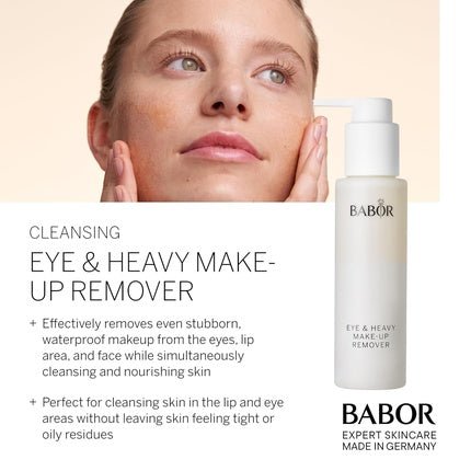 Babor Eye Makeup Remover with Vitamin B and Aloe Vera - Non - Greasy and Oil Free - Maison des fragrances