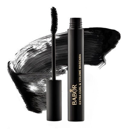 BABOR MAKE UP Extra Curl & Volume Mascara Black with Fiber Brush 10ml - Maison des fragrances