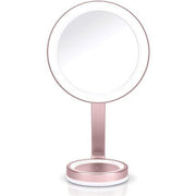 BaByliss 9450E LED Beauty Makeup Mirror with Satin Finish and Dimmable LED Lighting 10x Magnification and 5 Light Settings - Maison des fragrances