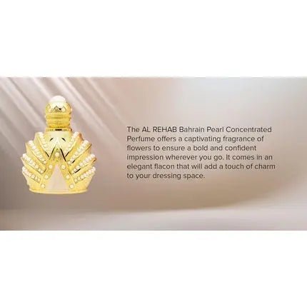 Bahrain Pearl Premium Concentrated Perfume Oil 20ml par Al-Rehab - Maison des fragrances