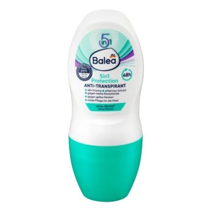 Balea Advanced Antiperspirant Roll-On - 50ml - 5-In-1 Long-Lasting Sweat And Odor Control - Maison des fragrances