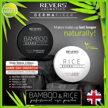 Bamboo Rice Mattifying Loose or Pressed Powder for Smooth and Matte Makeup Surface - Maison des fragrances