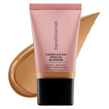 bareMinerals Complexion Rescue Liquid Blonzer Blush Bronzer Hybrid Sun - Kissed Glow Buildable Face Cheeks Gel - Cream Vegan Kiss of Spice 0.5 Ounce - Maison des fragrances
