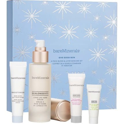 bareMinerals Give Good Skin 4 - Piece Blend and Layer Skincare Set - Maison des fragrances